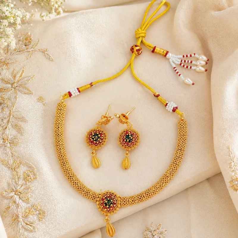 Multicolor Meenakari Jewellery Set