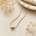 Gold Heart Pendant Necklace