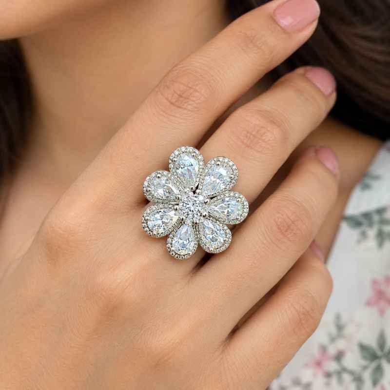 Floral Statement Ring